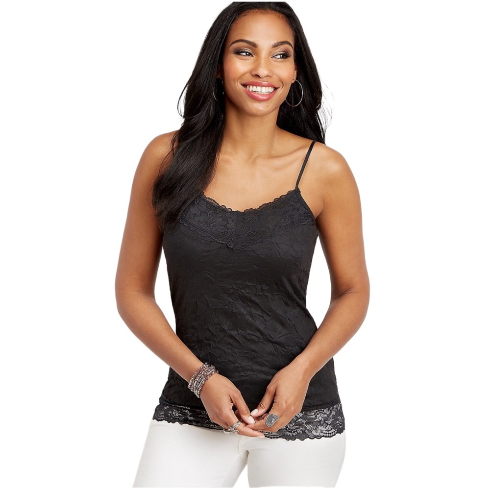 💙 Maurices Lace Trim Crinkle Cami Size S